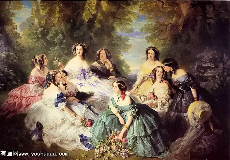 ʺڹŮ - the empress eugenie surrounded by her ladies in waiting2