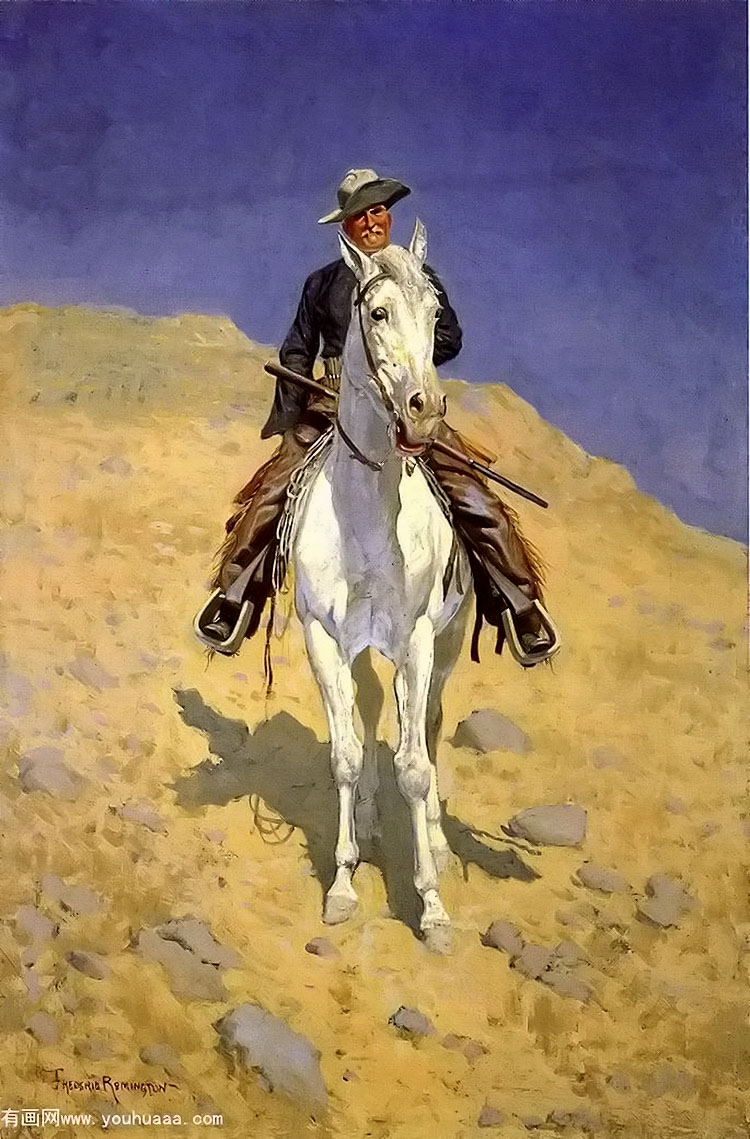 Ի - self portrait on a horse