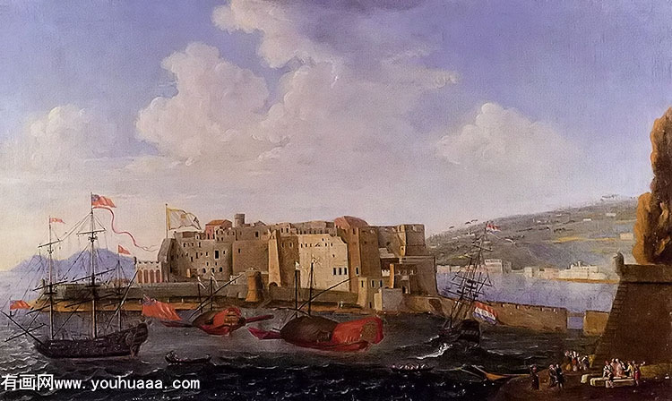 a view of the darsena, naples