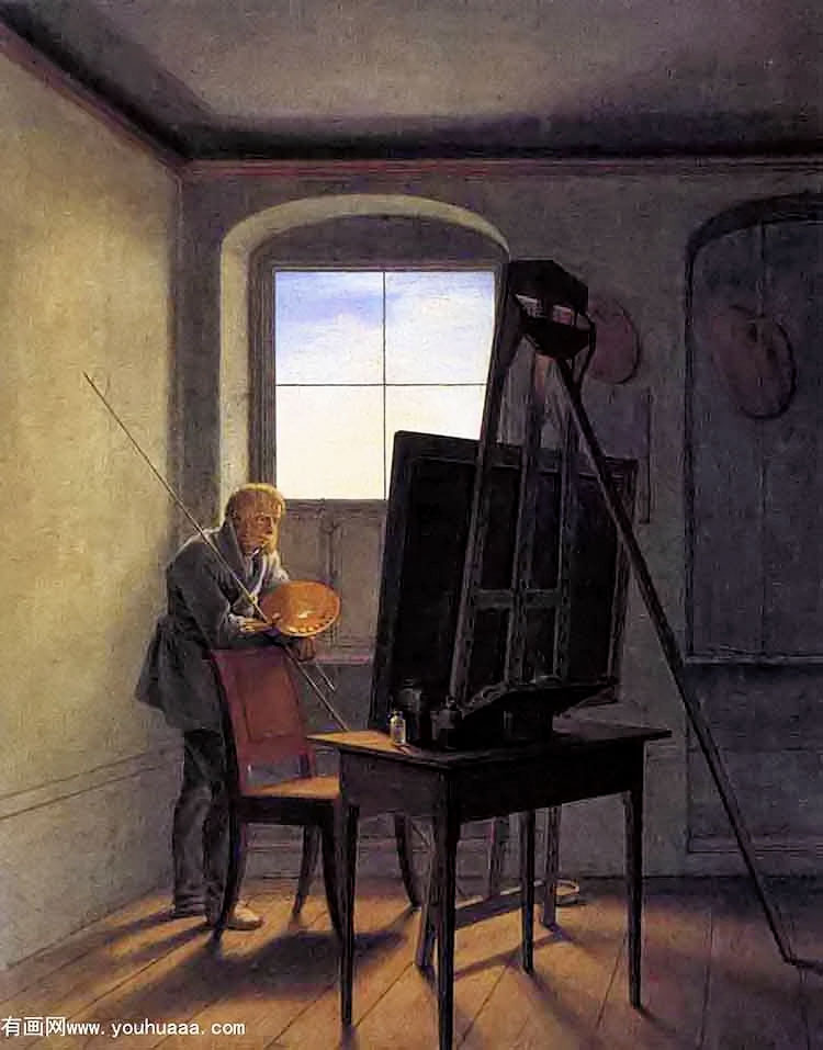 caspar david friedrich in his studio