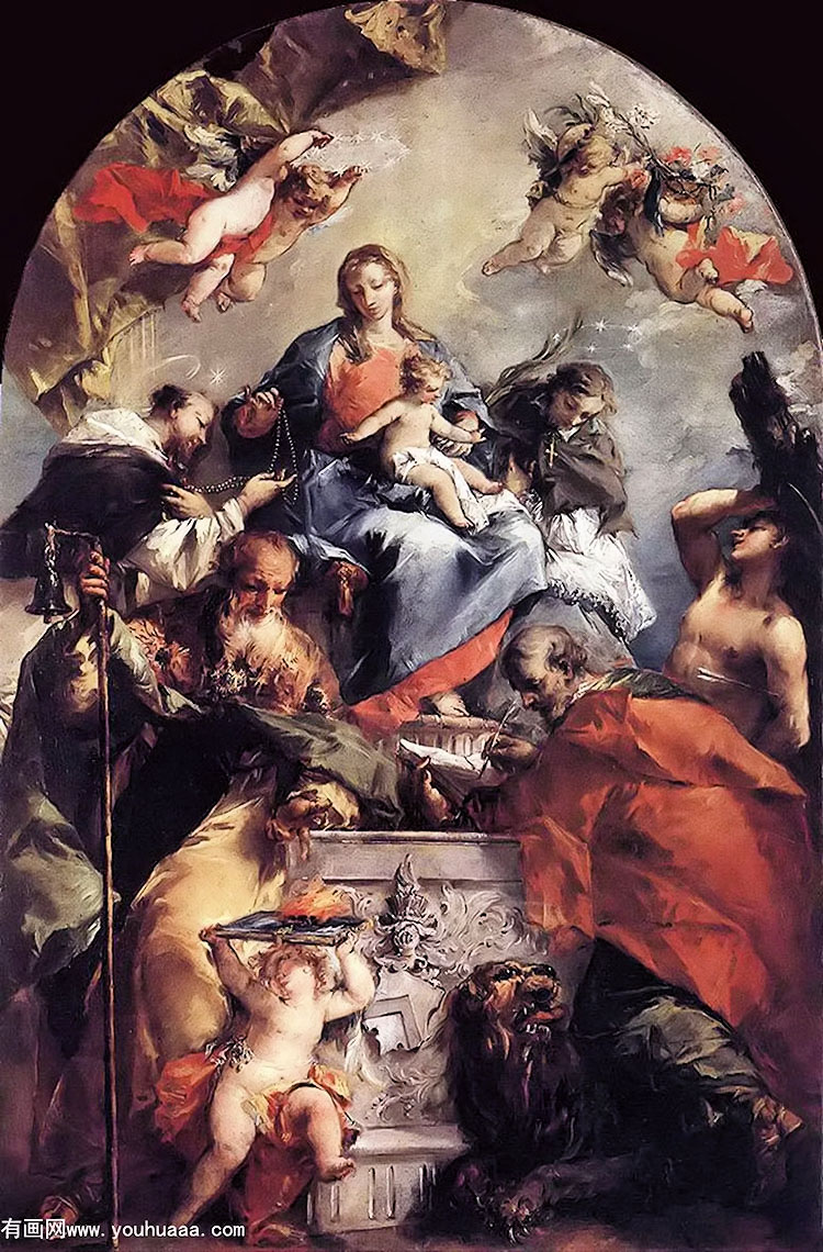 ʥĸʥͽ - madonna and child with saints