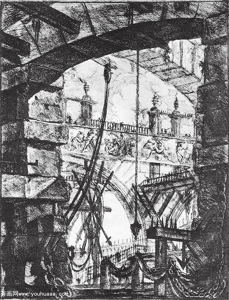 the prisons (plate iv)