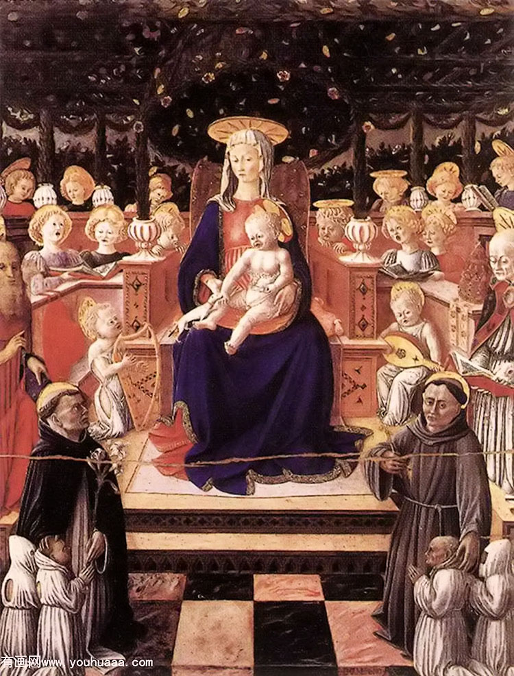 ʥĸʥͽ - virgin and child with saints