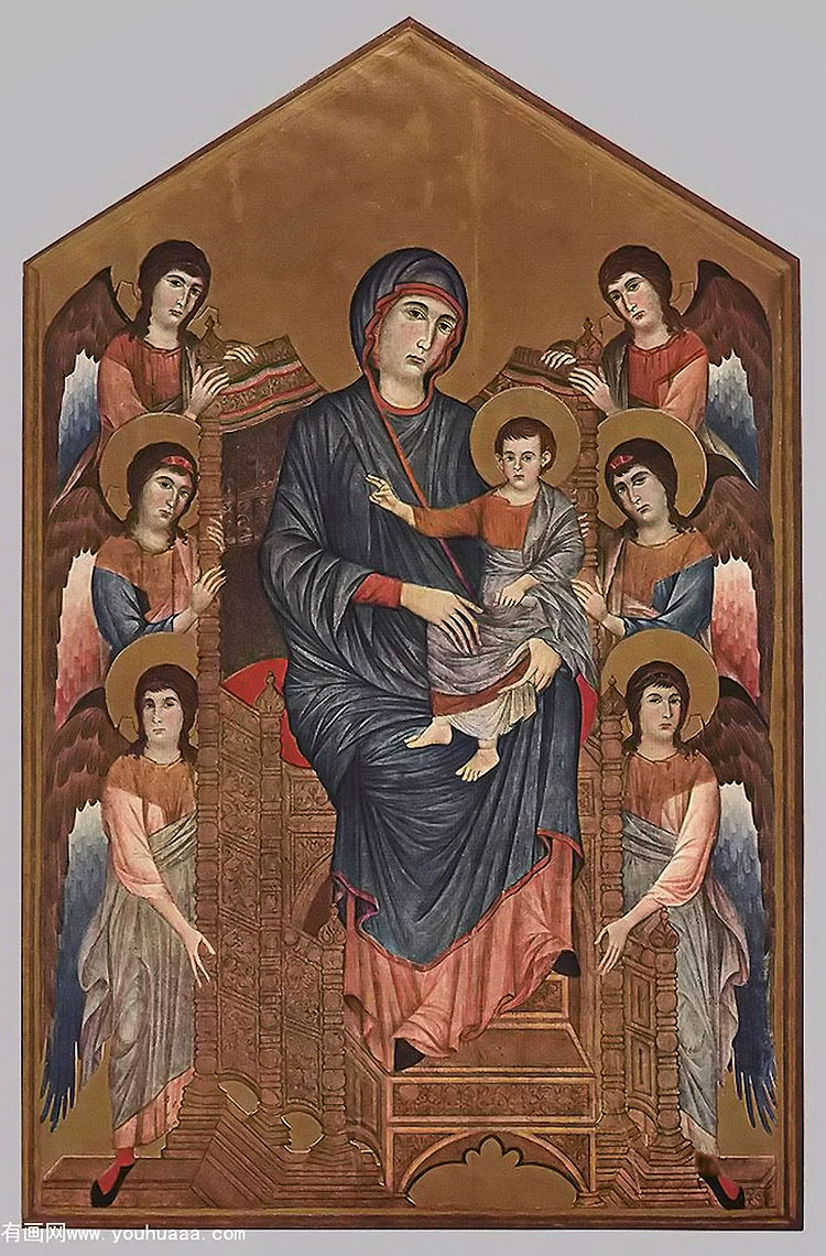 ʥϵʥĸʹ - virgin enthroned with angels