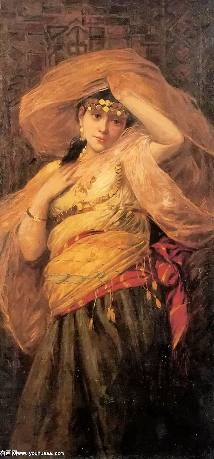 an arab dancer