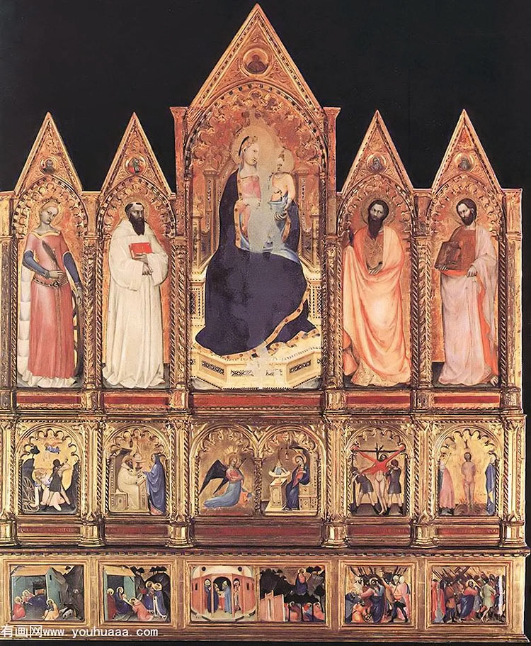 ʥĸʥͽۻ - polyptych with madonna and saints