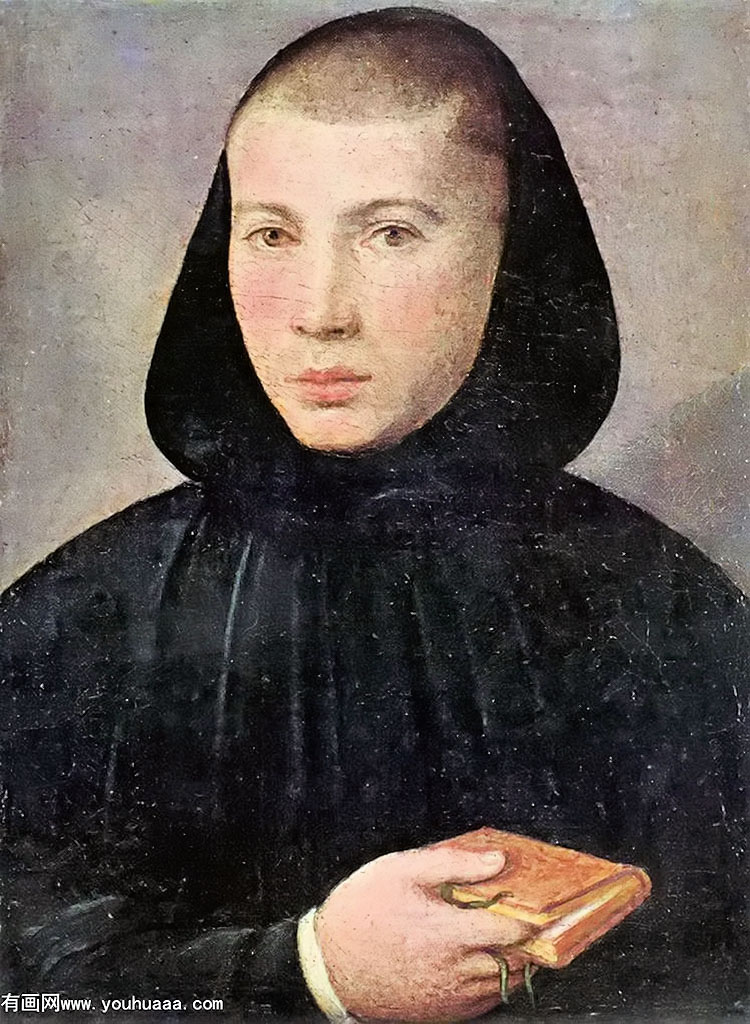 Ͽؽŵͽ - portrait of a young benedictine