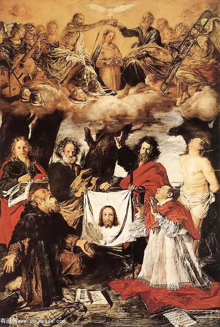 ʥĸʥͽ - coronation of the virgin with saints