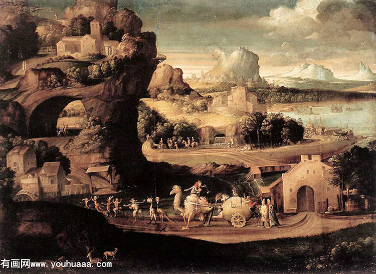 landscape with magicians