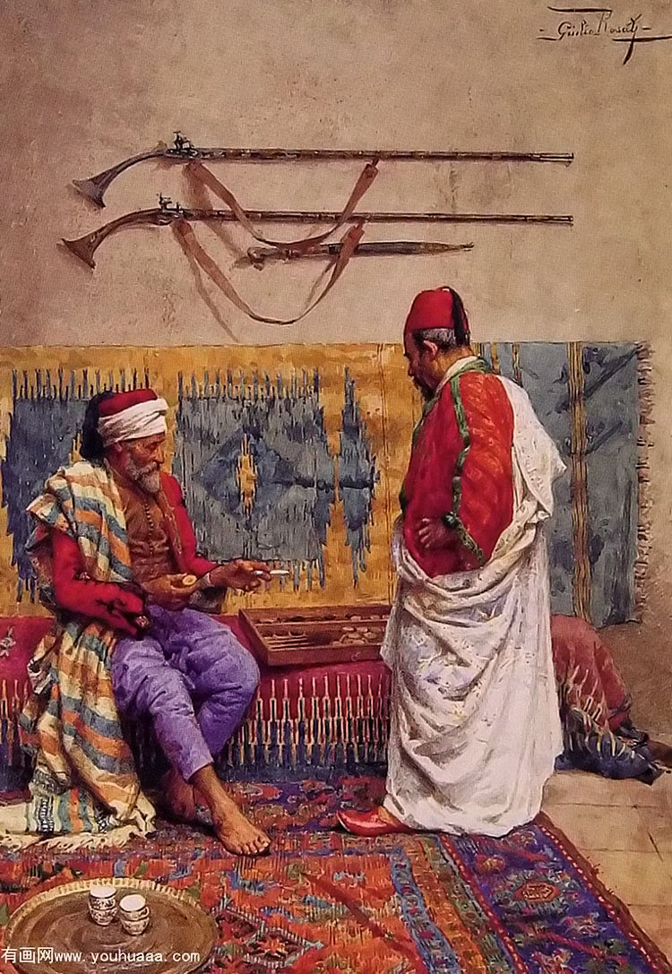 a game of backgammon