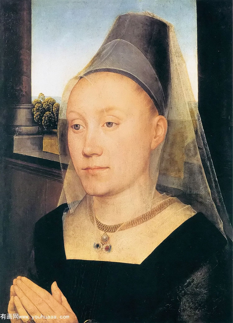 Ű롤±棬ĪӣҶ - portrait of barbara van vlaenderberch wife of willem moreel burgomaster right of shutterof a triptych