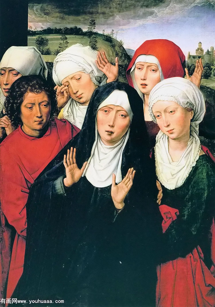 ʮּ(˫ۻҷʥŮ) - the holy women right panel of the diptych of the deposition