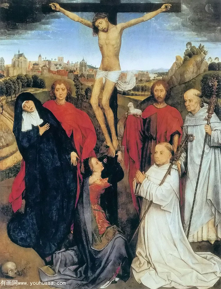 Ү(ͼм) - tripych of the crucifixion known as the jean crabbe triptych central panel museo civico vicenza