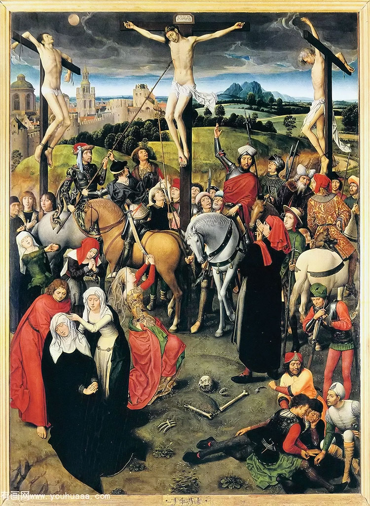 tripych of the passion known as the greversde altarpiece central panel