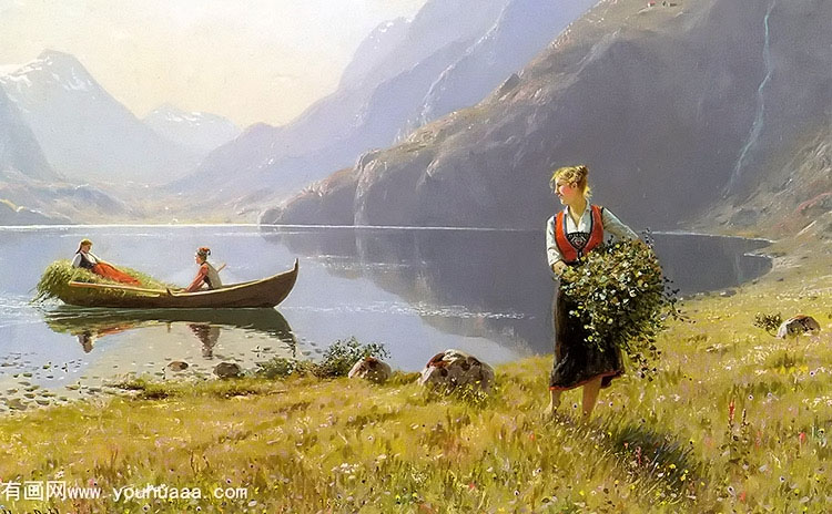 on the banks of the fjord