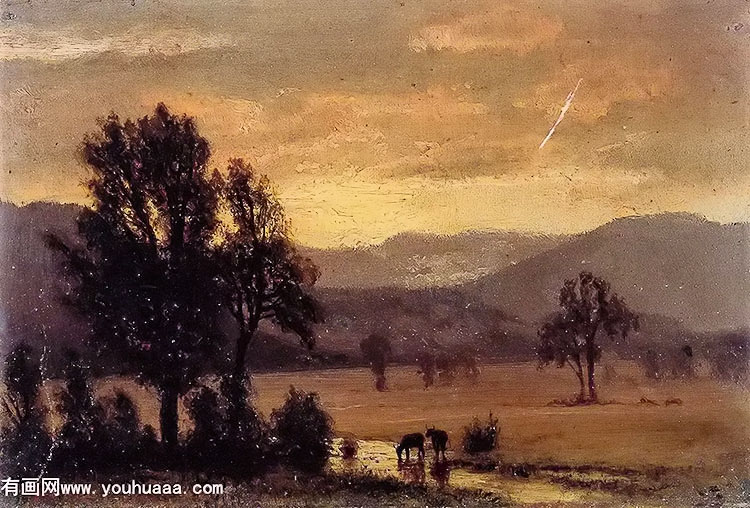 landscape with cattle