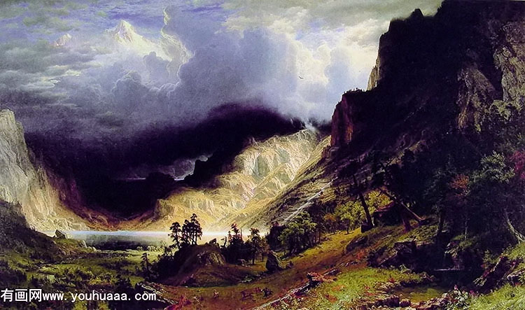 storm in the rocky mountains, mt rosalie