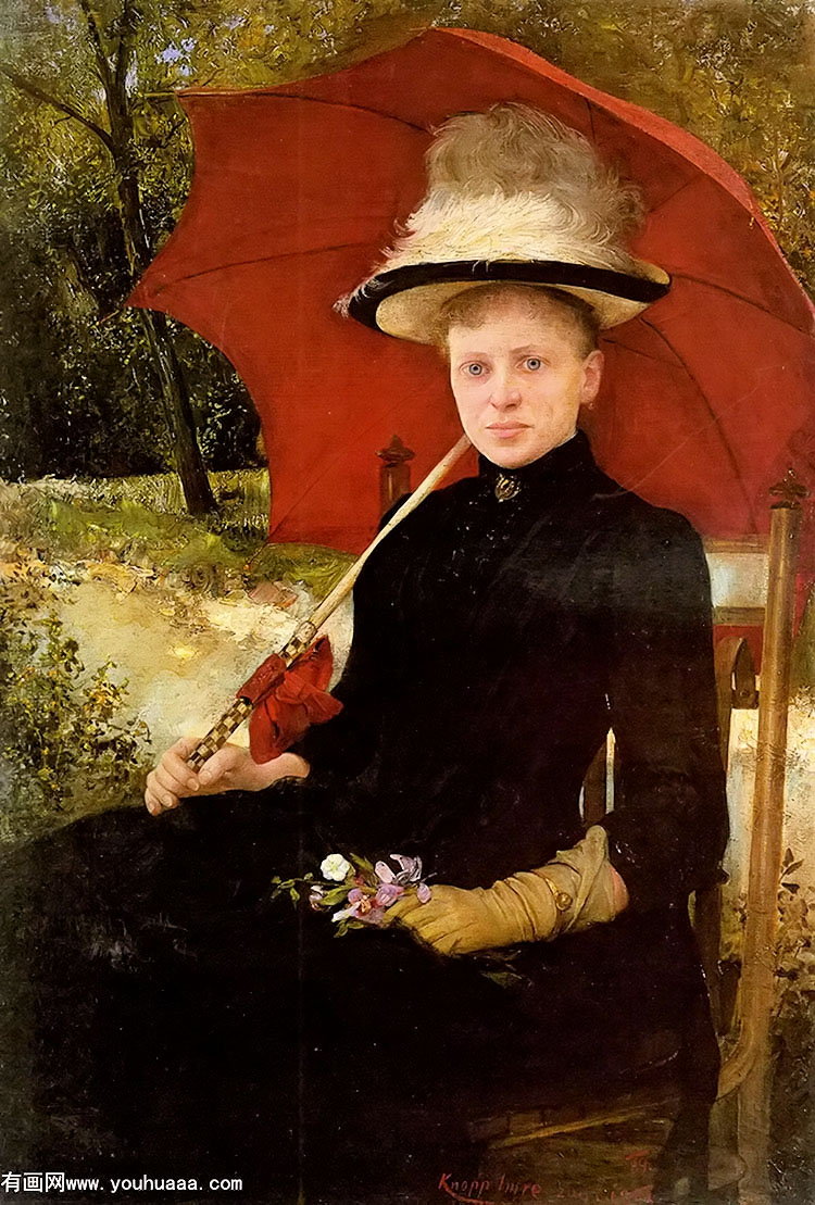 the red parasol