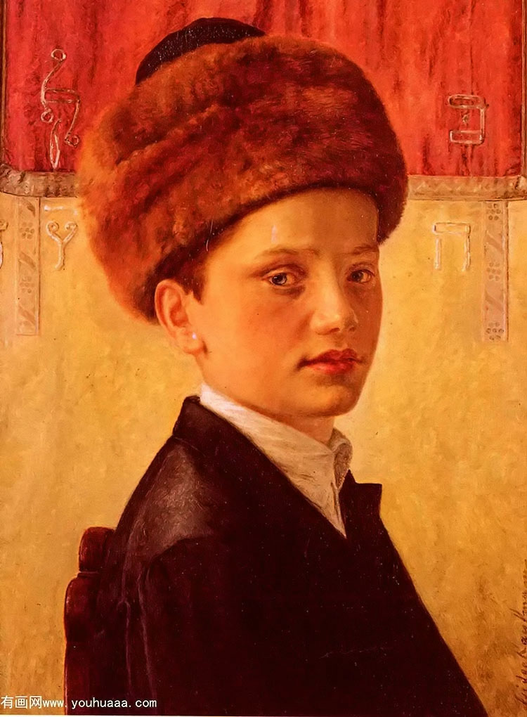 ͽФ - portrait of a young chassidic boy