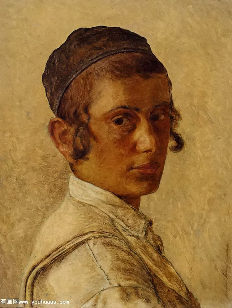 кФ - portrait of a young orthodox boy