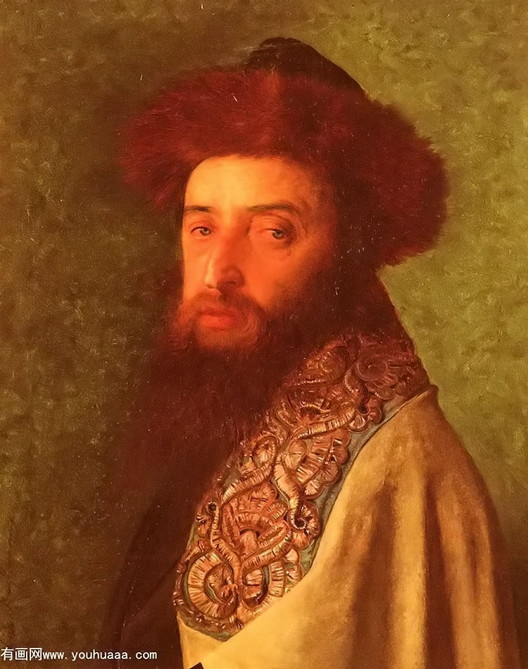 young rabbi with blue tallis