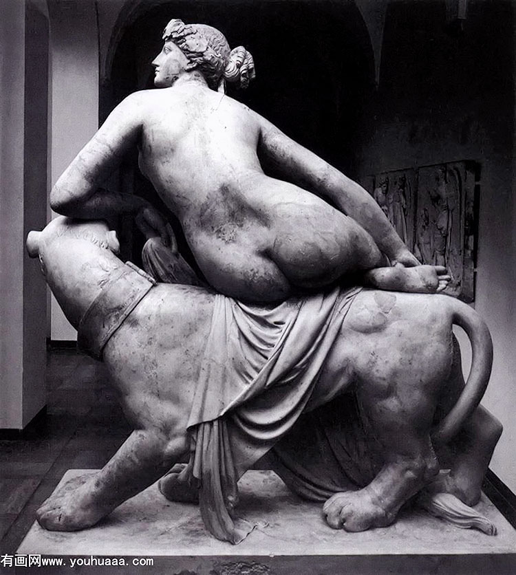 ariadne on the panther (rear view)1