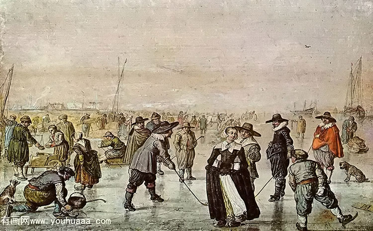 a scene on the ice