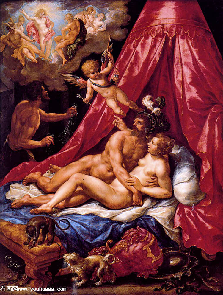 mars and venus surprised by apollo