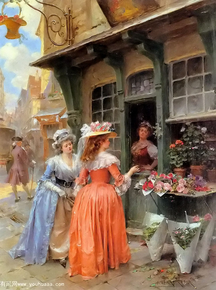 the flower market