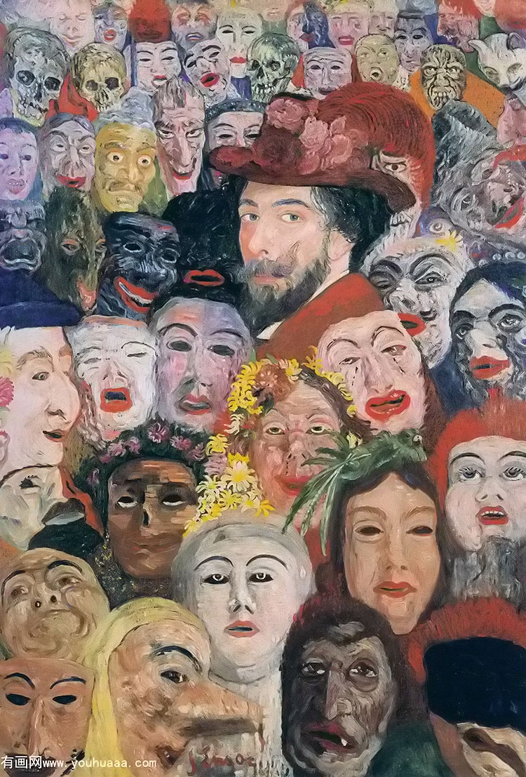 ensor with masks