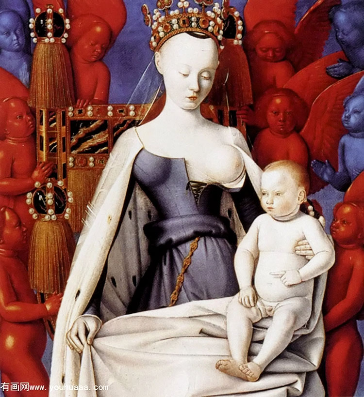 ʥĸ(Ĭ׶) - madonna and child (panel of melun diptych)