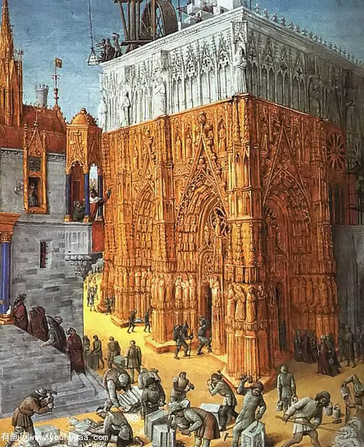 the building of a cathedral