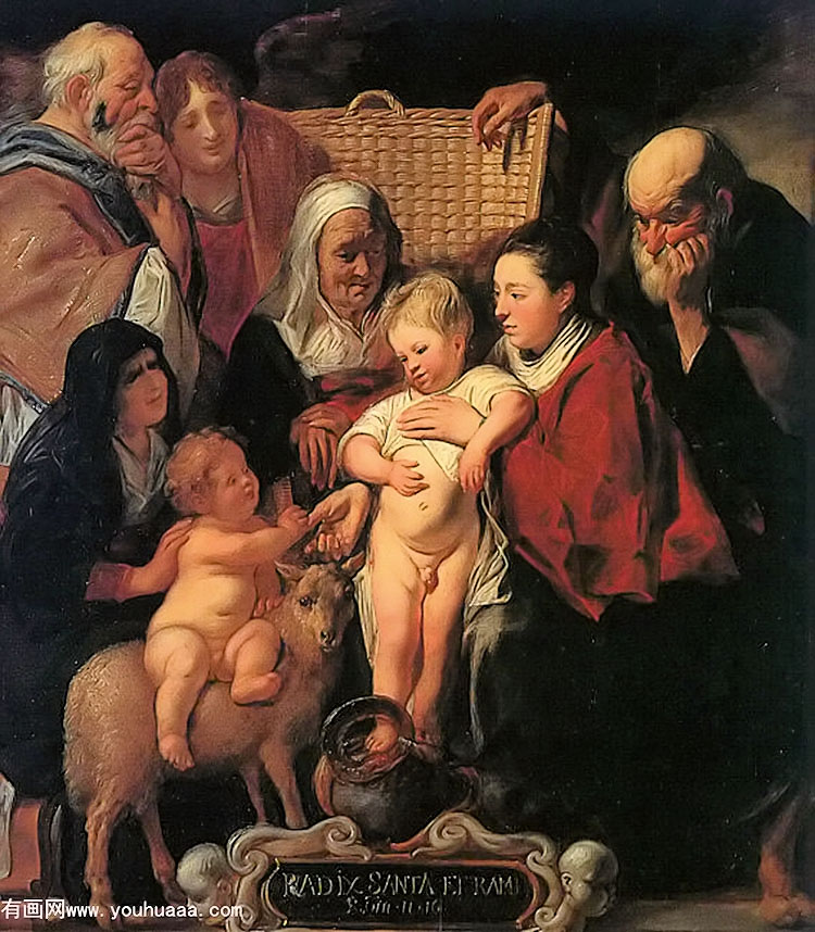 ʥͥʥȣʩϴ߼ĸ - the holy family with st. anne, the young baptist, and his parents