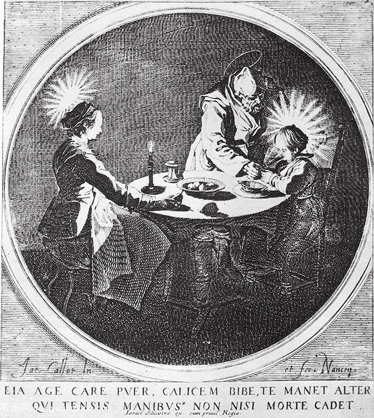 ߵʥͥ - the holy family at table