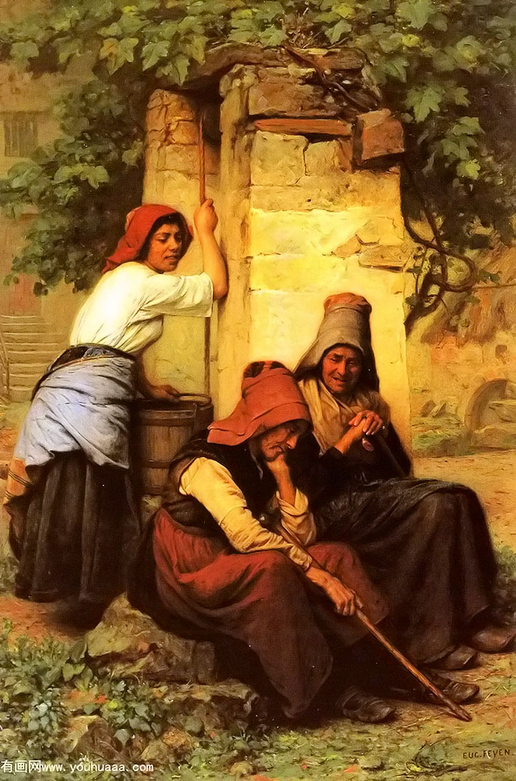 at the well