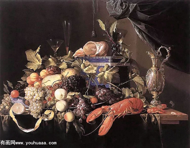 :ˮϺ - still life with fruit and lobster