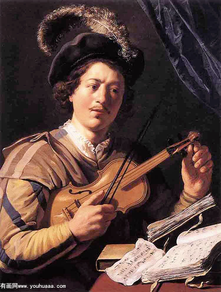 the violin player