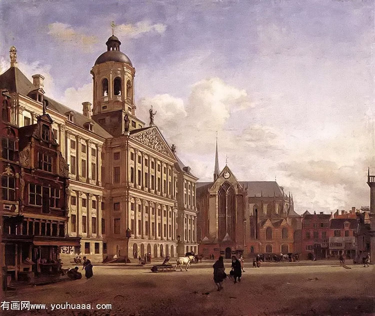 the new town hall in amsterdam