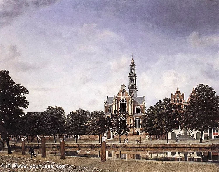 view of the westerkerk, amsterdam