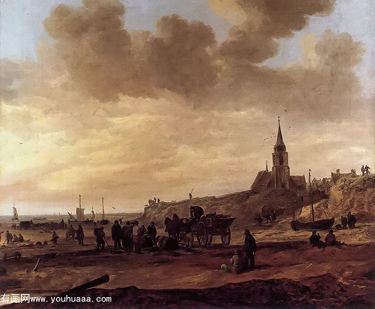 beach at scheveningen