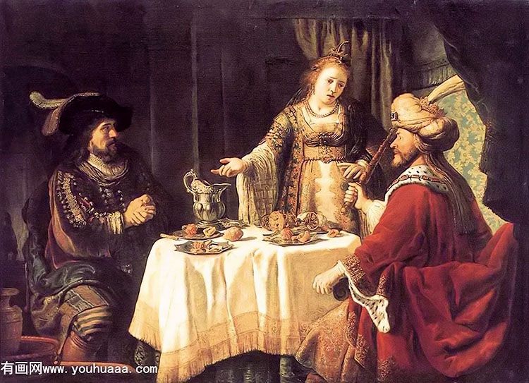 the banquet of esther and ahasuerus