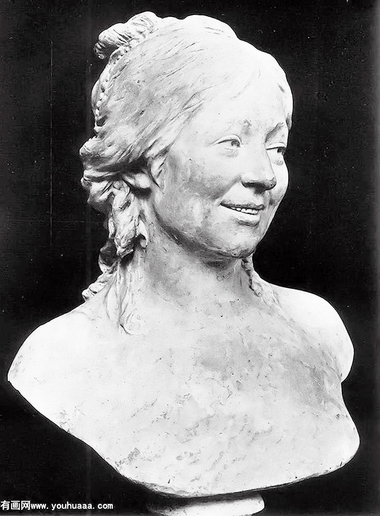 bust of the artists wife