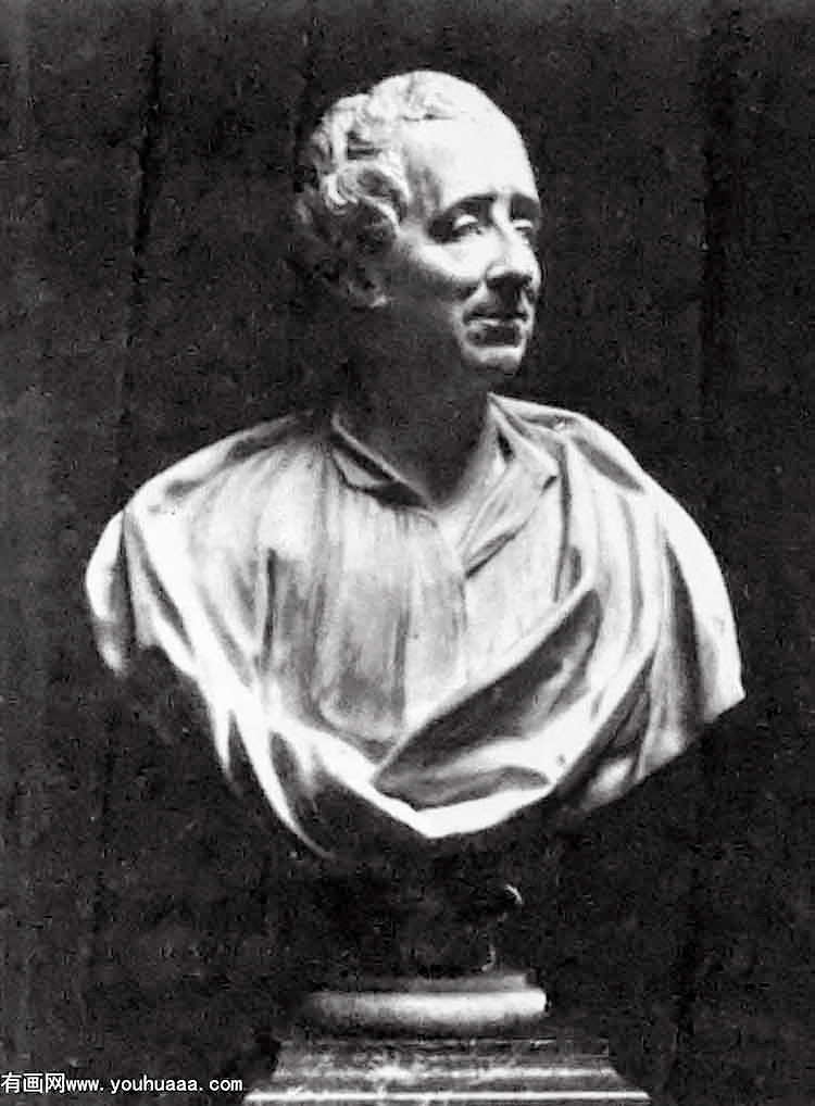 bust of montesquieu