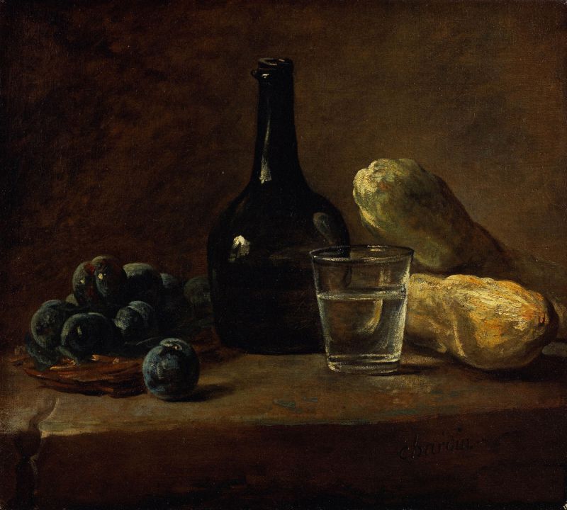  - still life with plums