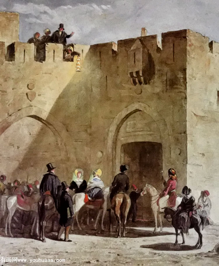 illustrations from the artists travels through jerusalem