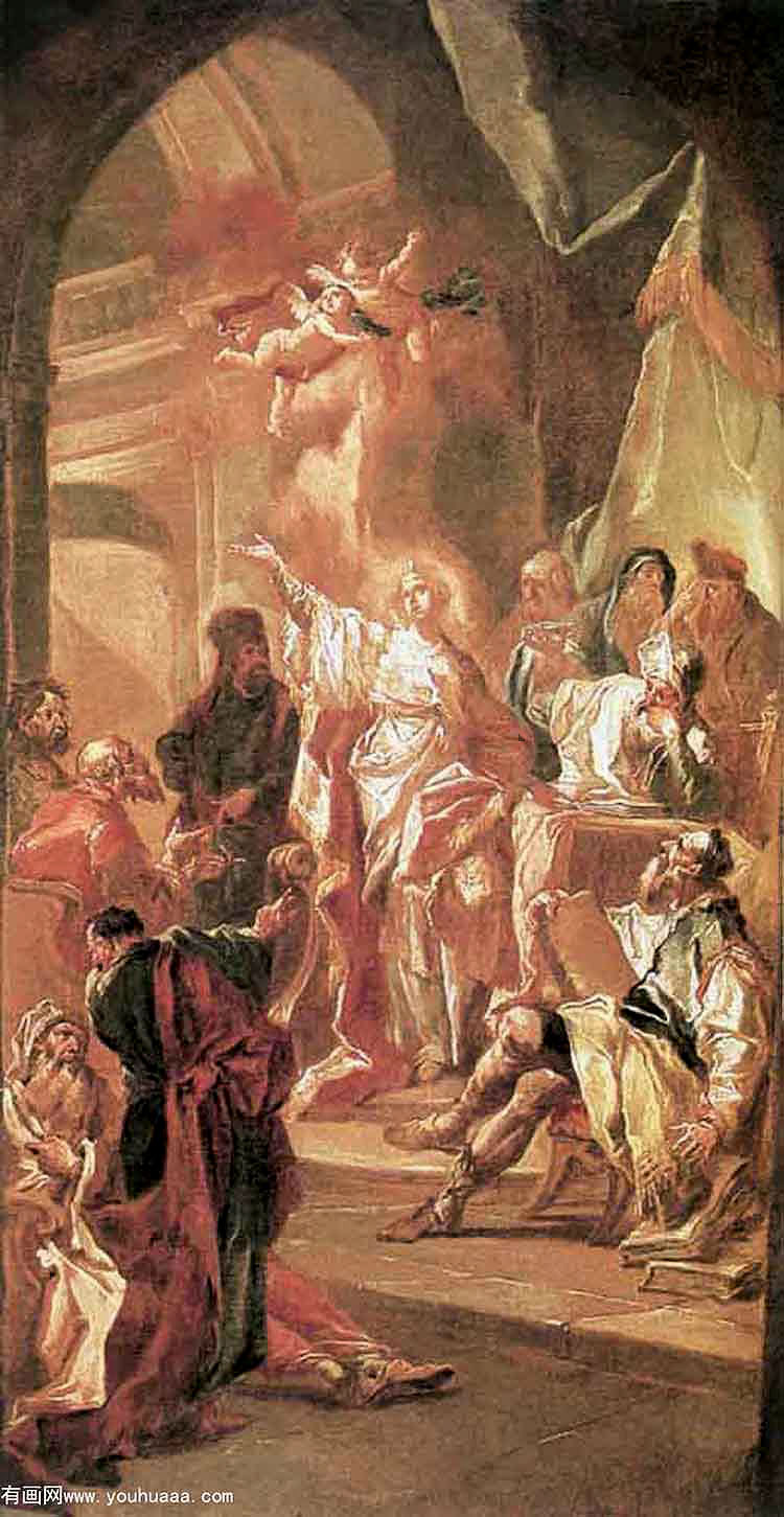 the dispute between st catherine of alexandria and the philosophers