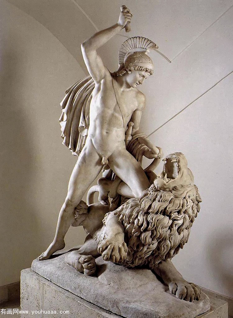 bellerophon fighting the chimaera