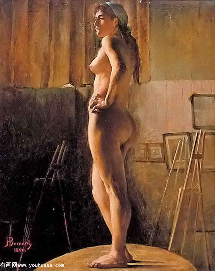 standing nude