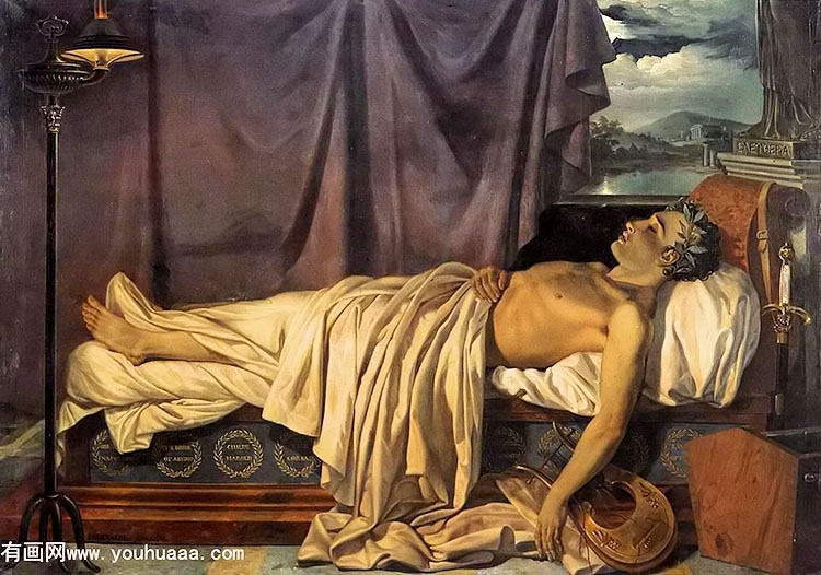 lord byron on his death bed