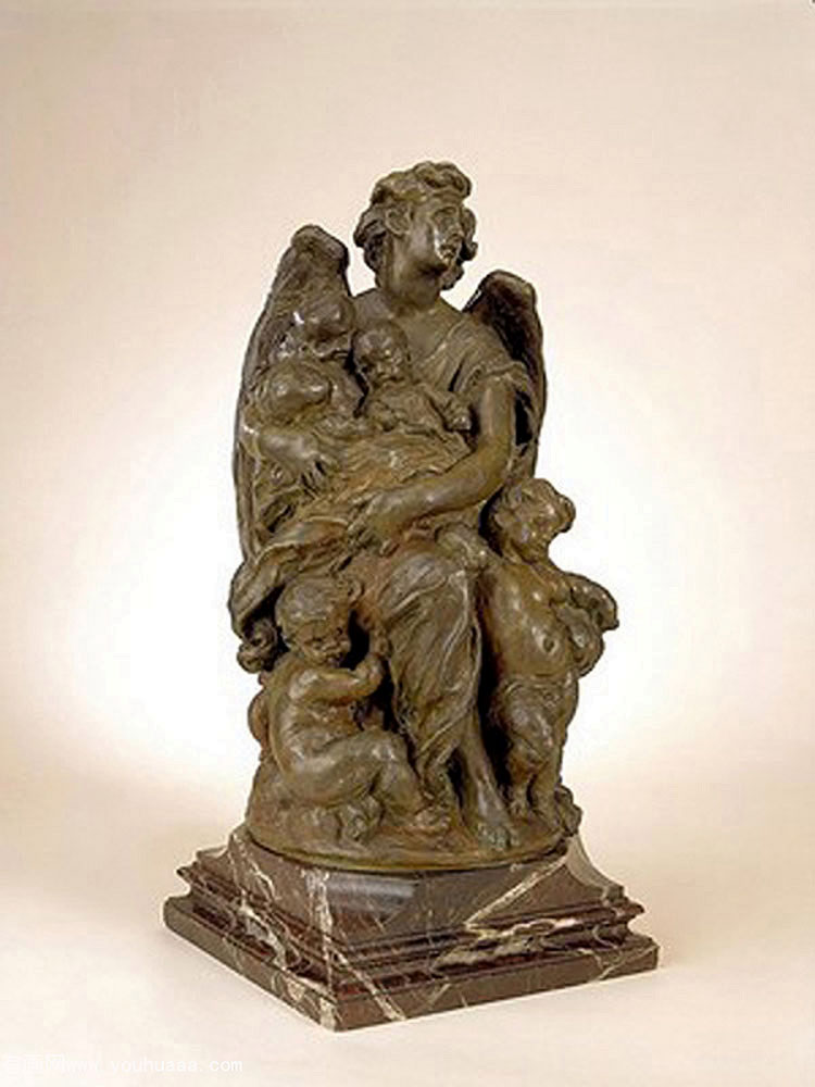 guardian angel- study for monument commemorating queen victorias grandchildren